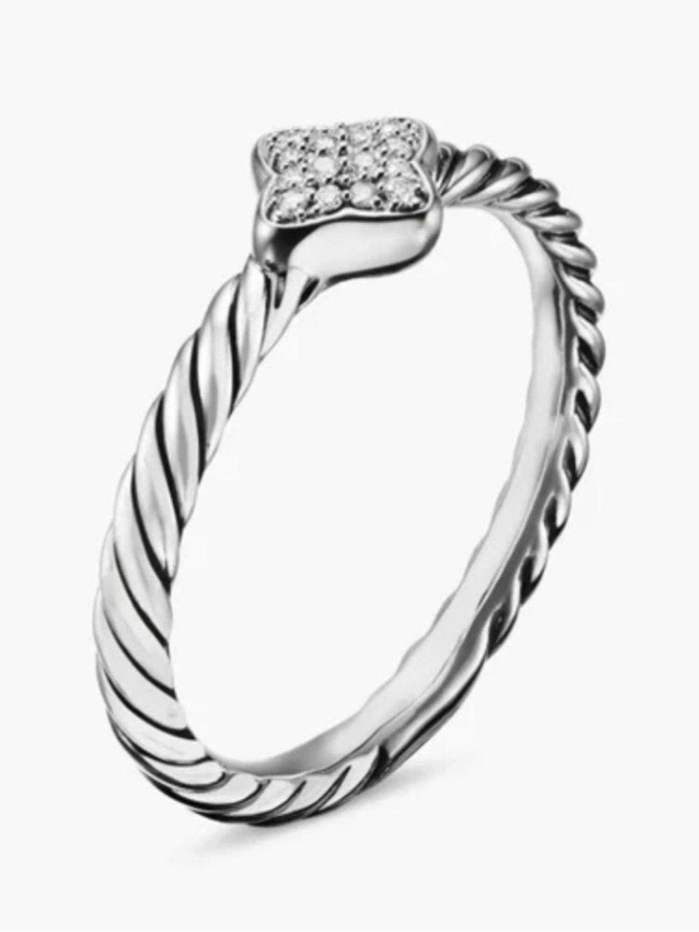 David Yurman Cable Collectibles Quatrefoil Ring
